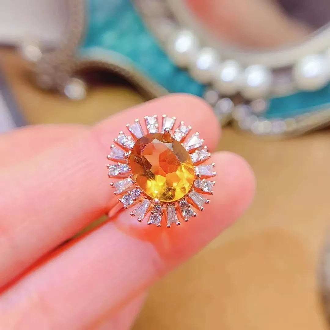 KJJEAXCMY Fine Jewelry Natural Citrine Women's Ring S925 Pure Silver Electroplated platinum give your girlfriend birthday Gift
KJJEAXCMY Fine Jewelry Natural Citrine Women's Ring S925 Pure Silver Electroplated platinum give your girlfriend birthday Gift