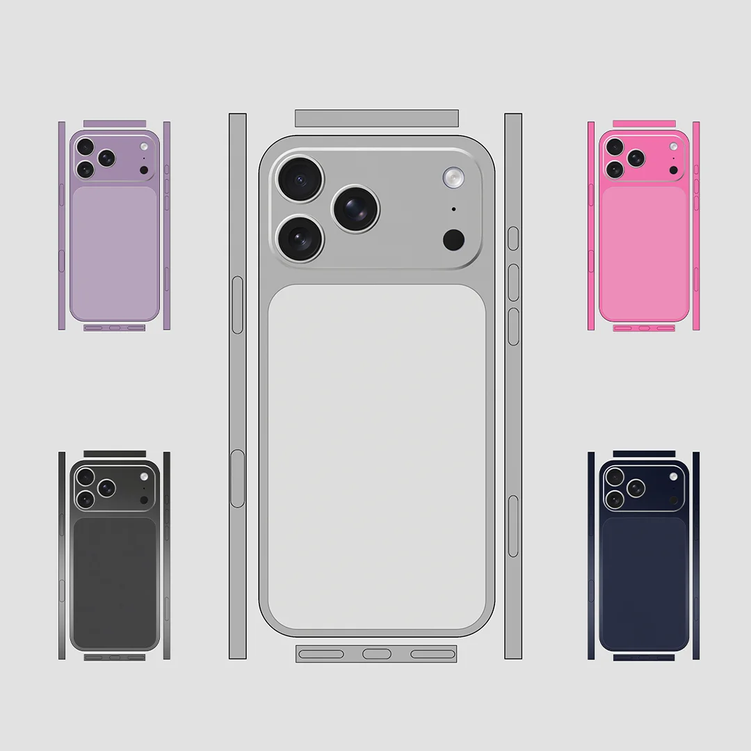 Designer Colors Vinyl Stickers For iPhone 17 Pro Max – Precision Fit Full Wrap Skins IPM020 Series By Nexa Skins
Designer Colors Vinyl Stickers For iPhone 17 Pro Max – Precision Fit Full Wrap Skins IPM020 Series By Nexa Skins