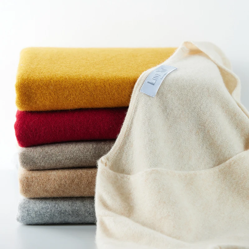 LINYXIN 2022 100% Merino Wool Fall Winter Cashmere Sweater Women Clothing Warm Fashion Top Knitted V-neck Pullover Women Sweater
LINYXIN 2022 100% Merino Wool Fall Winter Cashmere Sweater Women Clothing Warm Fashion Top Knitted V-neck Pullover Women Sweater