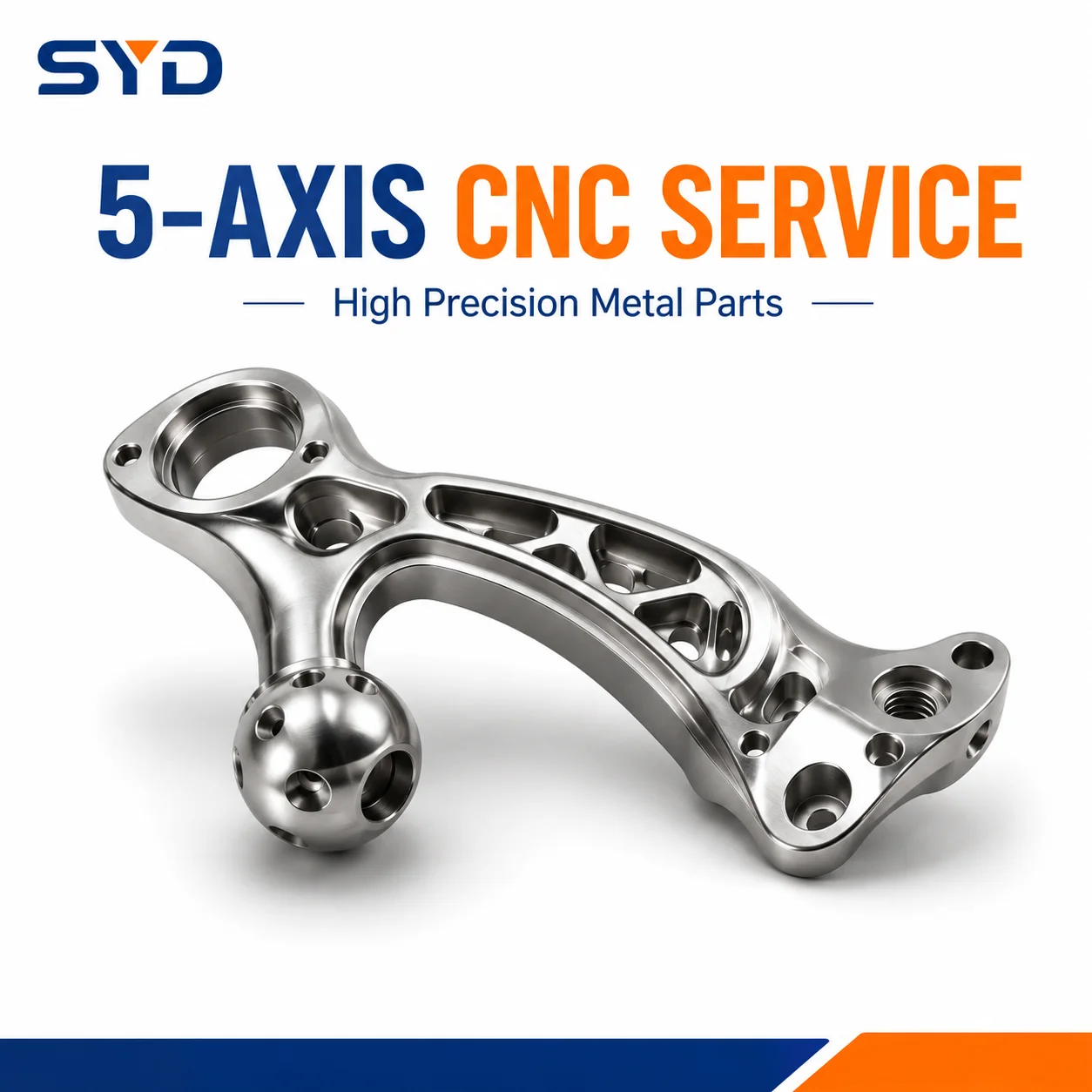 5-Axis CNC Machining Parts Custom Aluminum Stainless Steel Components High Precision Service
5-Axis CNC Machining Parts Custom Aluminum Stainless Steel Components High Precision Service