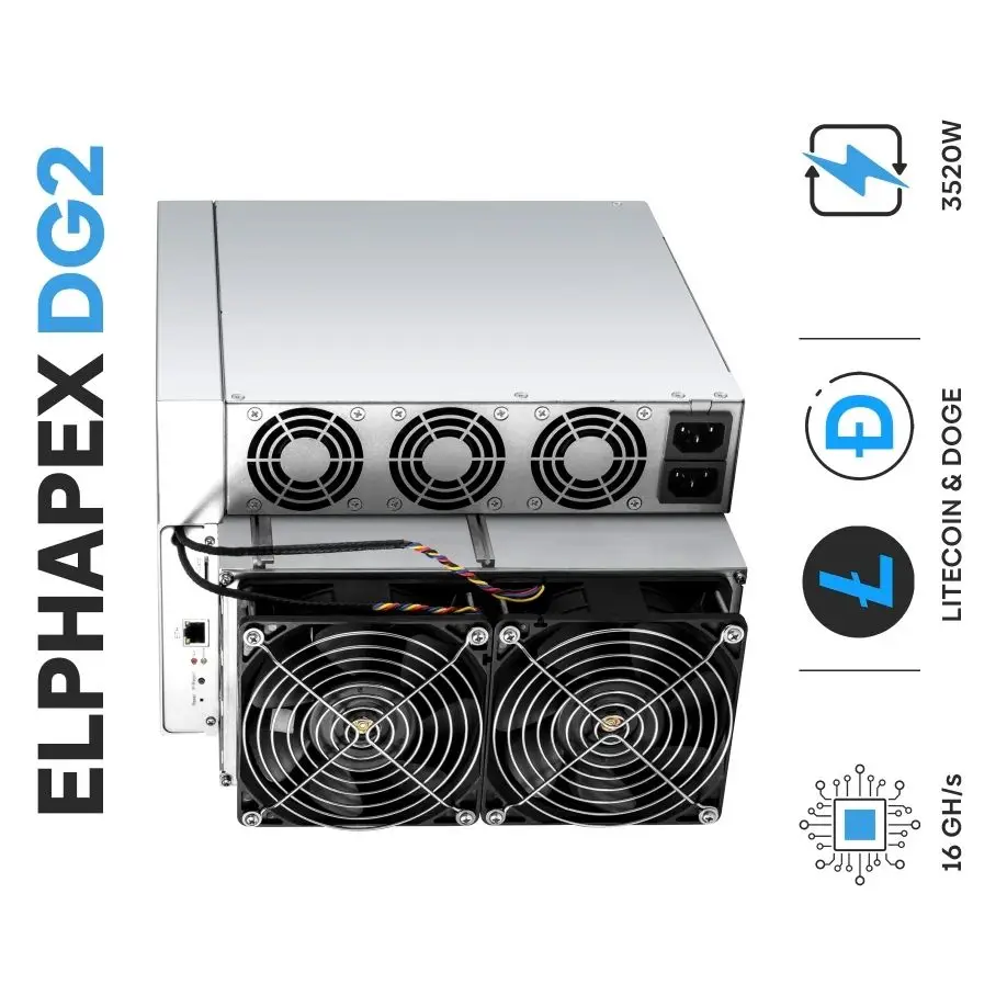 TT BUY NOW ElphaPex DG2 (16GH) Scrypt (DOGE/LTC) Miner - New working perfectly
TT BUY NOW ElphaPex DG2 (16GH) Scrypt (DOGE/LTC) Miner - New working perfectly