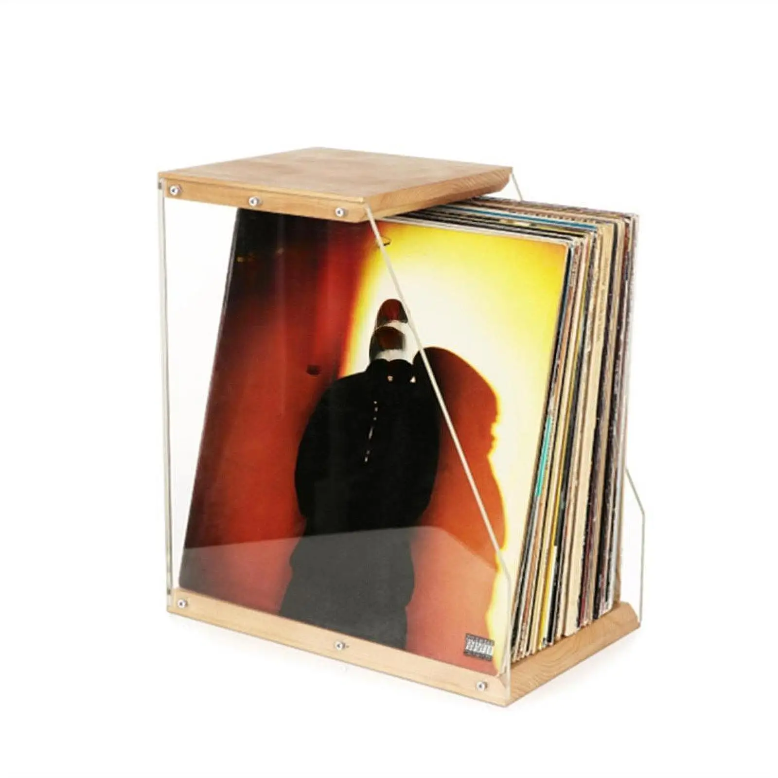 Tabletop Vinyl Record Storage Holder Wooden Record Album Holder Record Box Case LP Record Crate for Living Room Bedroom
Tabletop Vinyl Record Storage Holder Wooden Record Album Holder Record Box Case LP Record Crate for Living Room Bedroom