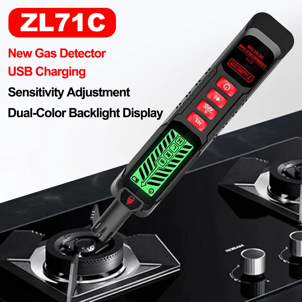 New Gas Leak Detector For Combustible Gases Portable Natural Gas Detector Beep Analog Alarm Sensitivity Adjustment Gas Detector
New Gas Leak Detector For Combustible Gases Portable Natural Gas Detector Beep Analog Alarm Sensitivity Adjustment Gas Detector
