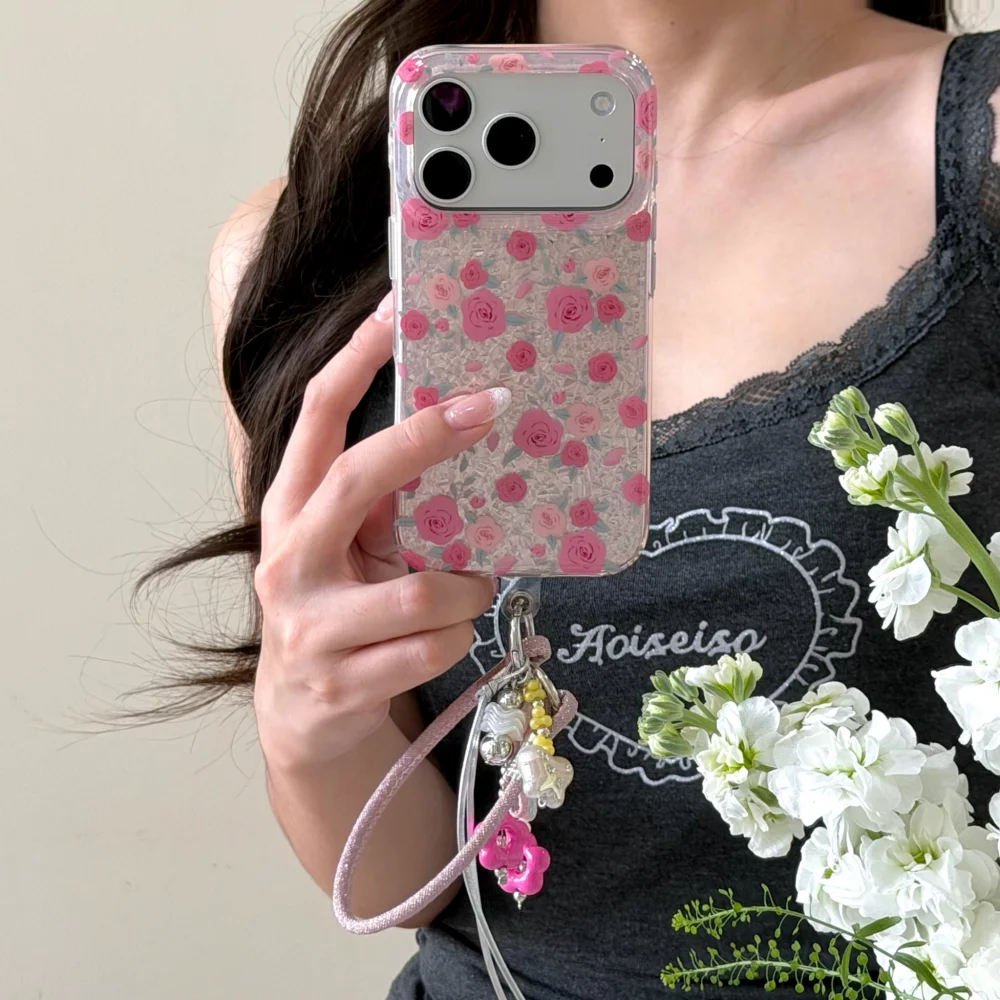 Korean INS Retro Pink Rose Flower Glitter Phone Case for iPhone 17Pro 15 16 17 Pro Max 15 Pro 14 13 Deluxe Girls Shockproof Case
Korean INS Retro Pink Rose Flower Glitter Phone Case for iPhone 17Pro 15 16 17 Pro Max 15 Pro 14 13 Deluxe Girls Shockproof Case