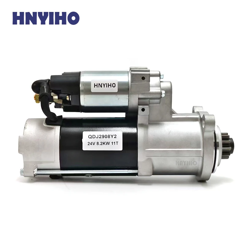 QDJ2908Y2 M3015-3708100 M30153708100 24 В 8,2 кВт 11T Стартер для двигателя YUCHAI YC6L 6M
QDJ2908Y2 M3015-3708100 M30153708100 24 В 8,2 кВт 11T Стартер для двигателя YUCHAI YC6L 6M