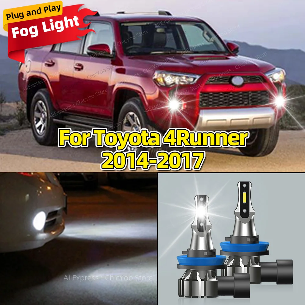 6000K светодиодный передний противотуманный фонарь, автомобильная лампа для Toyota 4Runner 2014 2015 2016 2017, Plug and Play с CSP CHip 20000LM
6000K светодиодный передний противотуманный фонарь, автомобильная лампа для Toyota 4Runner 2014 2015 2016 2017, Plug and Play с CSP CHip 20000LM
