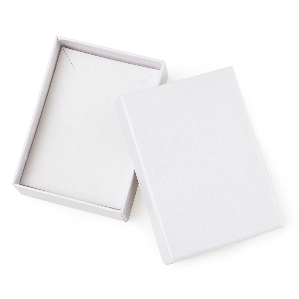60pcs/Lot 9x6.5x2.8cm Rectangle White Black Cardboard Jewelry Set Boxes for Necklaces Earrings Rings Christmas
60pcs/Lot 9x6.5x2.8cm Rectangle White Black Cardboard Jewelry Set Boxes for Necklaces Earrings Rings Christmas