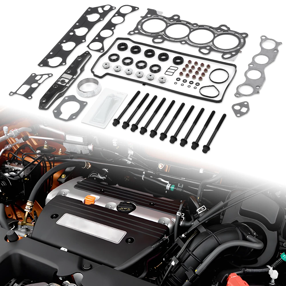 Комплект прокладок полной головки двигателя, передний автомобиль, подходит для Honda Accord Element 03-06 2.4L Dohc, комплект прокладок головки, болты K24A4 Hs26243Pt, Es7133
Комплект прокладок полной головки двигателя, передний автомобиль, подходит для Honda Accord Element 03-06 2.4L Dohc, комплект прокладок головки, болты K24A4 Hs26243Pt, Es7133