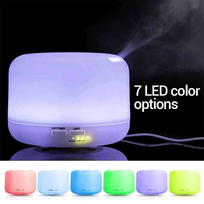 Aromatherapy Essential Oil Diffuser 300ML Air Humidifier Mist Maker With 3 Oils 7 Color Lights For Home Bedroom
Aromatherapy Essential Oil Diffuser 300ML Air Humidifier Mist Maker With 3 Oils 7 Color Lights For Home Bedroom