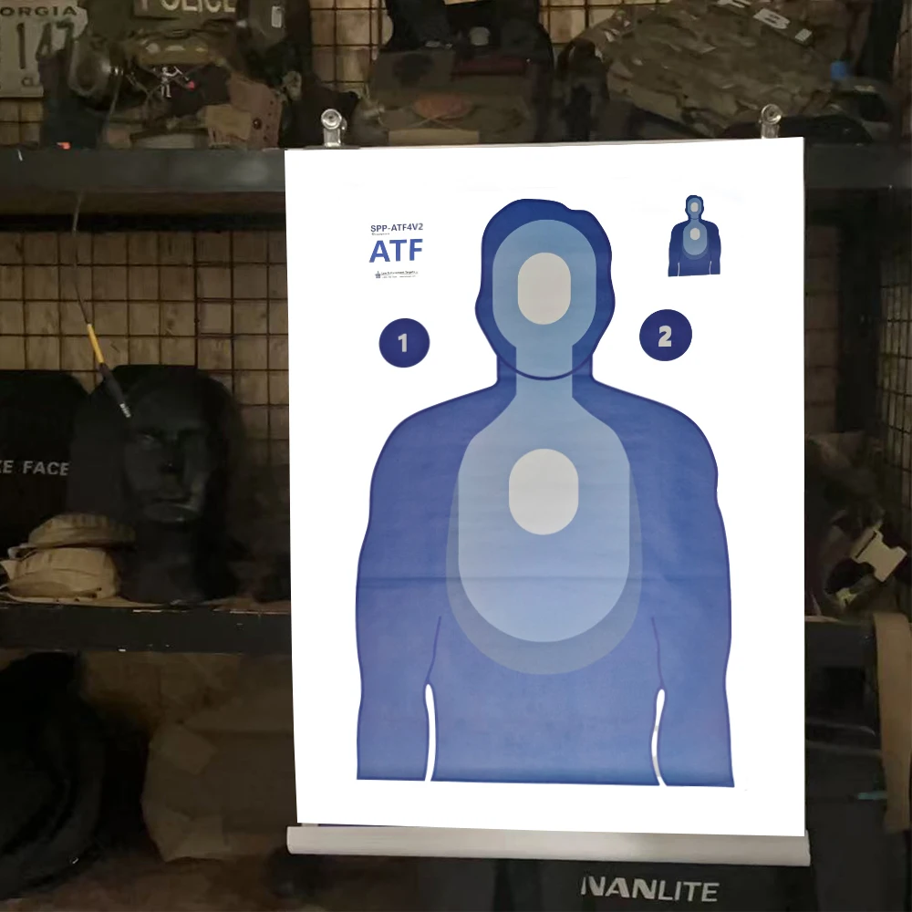 Standard ATF Target Paper Law Enforcement Shooting Training target Paper Universal Half-body Target Outdoor Shooting Props
Standard ATF Target Paper Law Enforcement Shooting Training target Paper Universal Half-body Target Outdoor Shooting Props