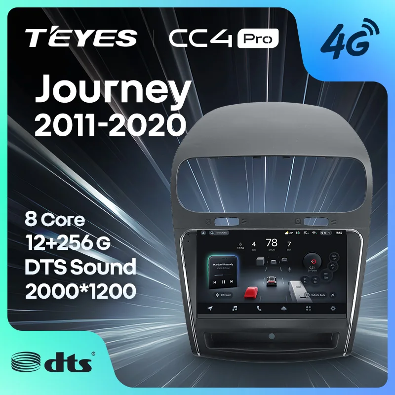 TEYES CC4 PRO For Dodge Journey JC 2011 - 2020 CarPlay Android Auto 2DIN Autoradio Car play Radio Multimedia Stereo
TEYES CC4 PRO For Dodge Journey JC 2011 - 2020 CarPlay Android Auto 2DIN Autoradio Car play Radio Multimedia Stereo
