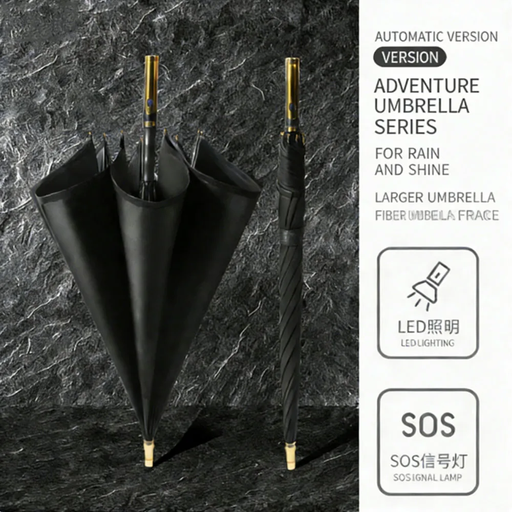 Водонепроницаемый зонт-тент с красным сигнальным светодиодом для ночного освещения дороги, UPF50+, автоматическое открытие/закрытие, для приключений
Водонепроницаемый зонт-тент с красным сигнальным светодиодом для ночного освещения дороги, UPF50+, автоматическое открытие/закрытие, для приключений