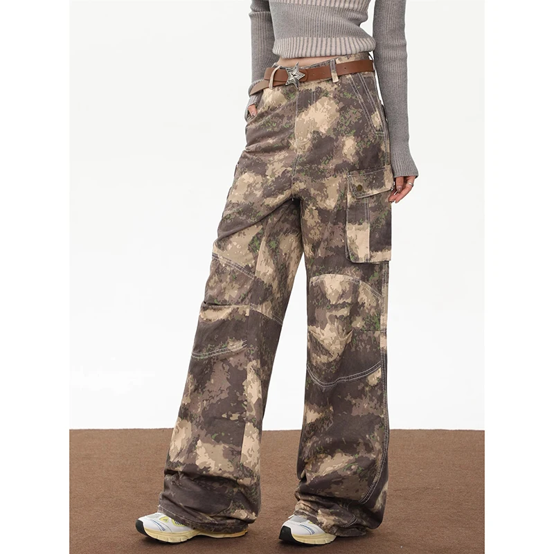 Autumn New Fashion Cargo Pants Streetwear Camouflage Jeans Woman High Waist Baggy Casual Denim Trousers
Autumn New Fashion Cargo Pants Streetwear Camouflage Jeans Woman High Waist Baggy Casual Denim Trousers