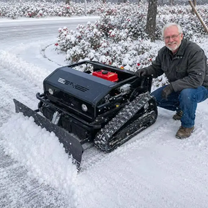 2-in-1 Remote Control Tracked Mower and Sprayer, High-Power Agricultural Machine with Snow Shovel for Precision Farming
2-in-1 Remote Control Tracked Mower and Sprayer, High-Power Agricultural Machine with Snow Shovel for Precision Farming
