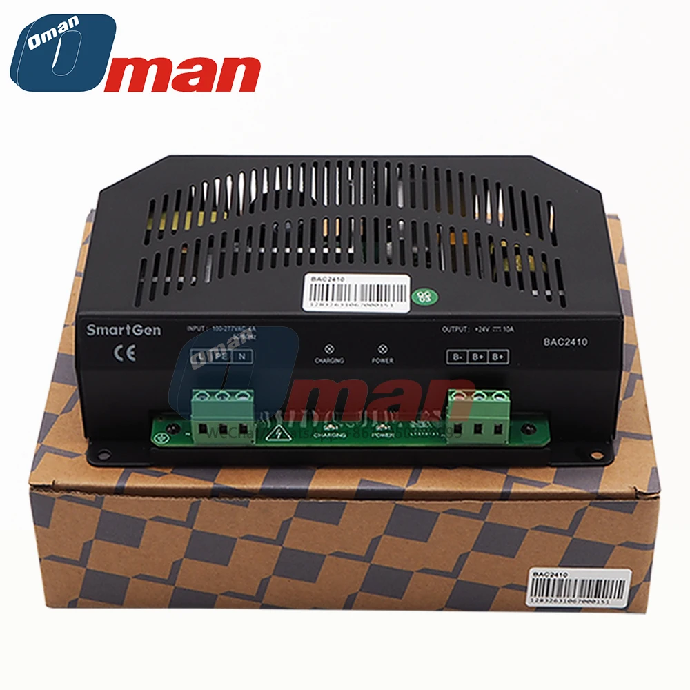 BAC2410 SmartGen Original Floating Charge Two-Stage Charge Power Factor Compensation 24V10A
BAC2410 SmartGen Original Floating Charge Two-Stage Charge Power Factor Compensation 24V10A