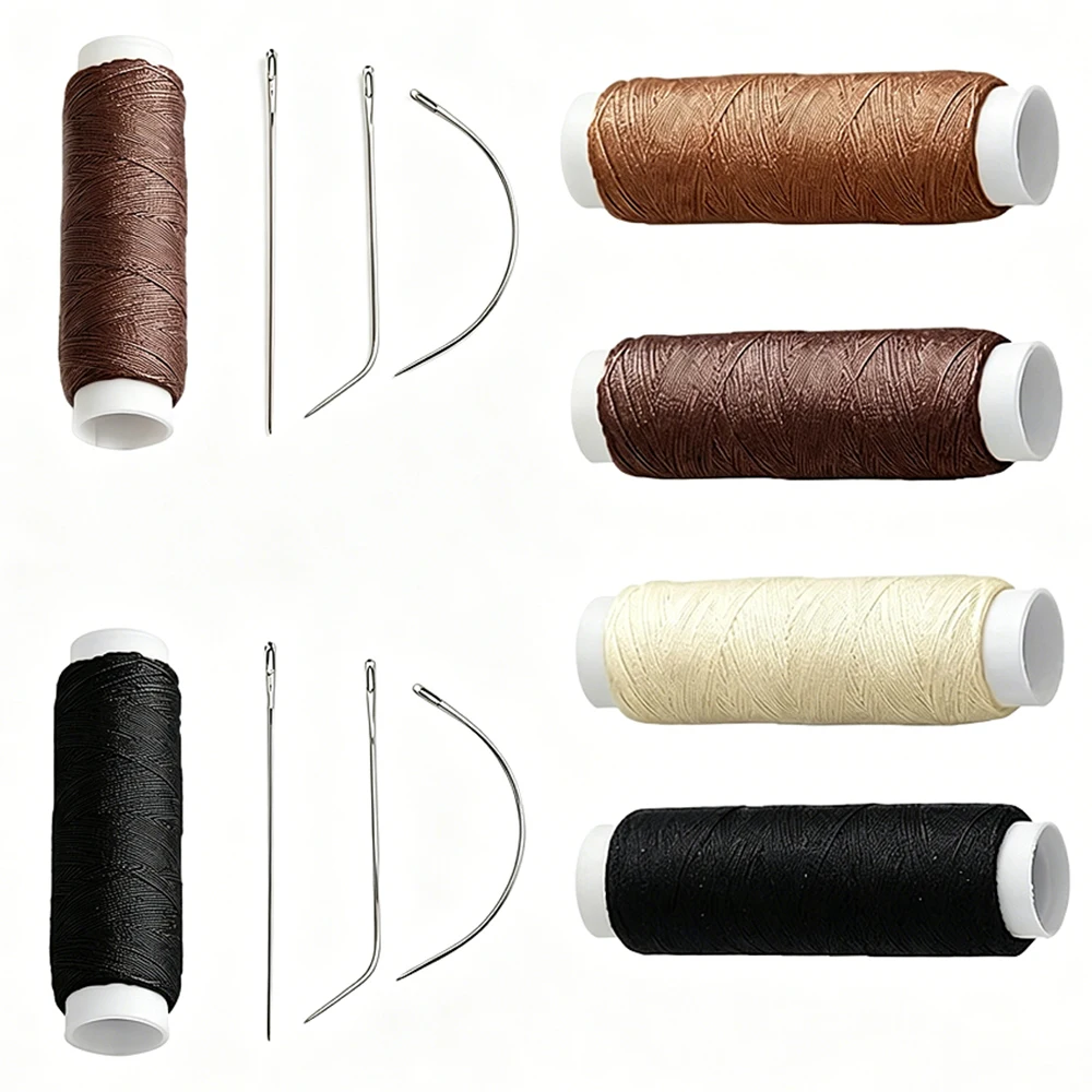 4 Colors Nylon Hair Weft Track Sewing Thread with Needle JIC for Clip-In Extensions Wig Making Hair Extension Accessories
4 Colors Nylon Hair Weft Track Sewing Thread with Needle JIC for Clip-In Extensions Wig Making Hair Extension Accessories