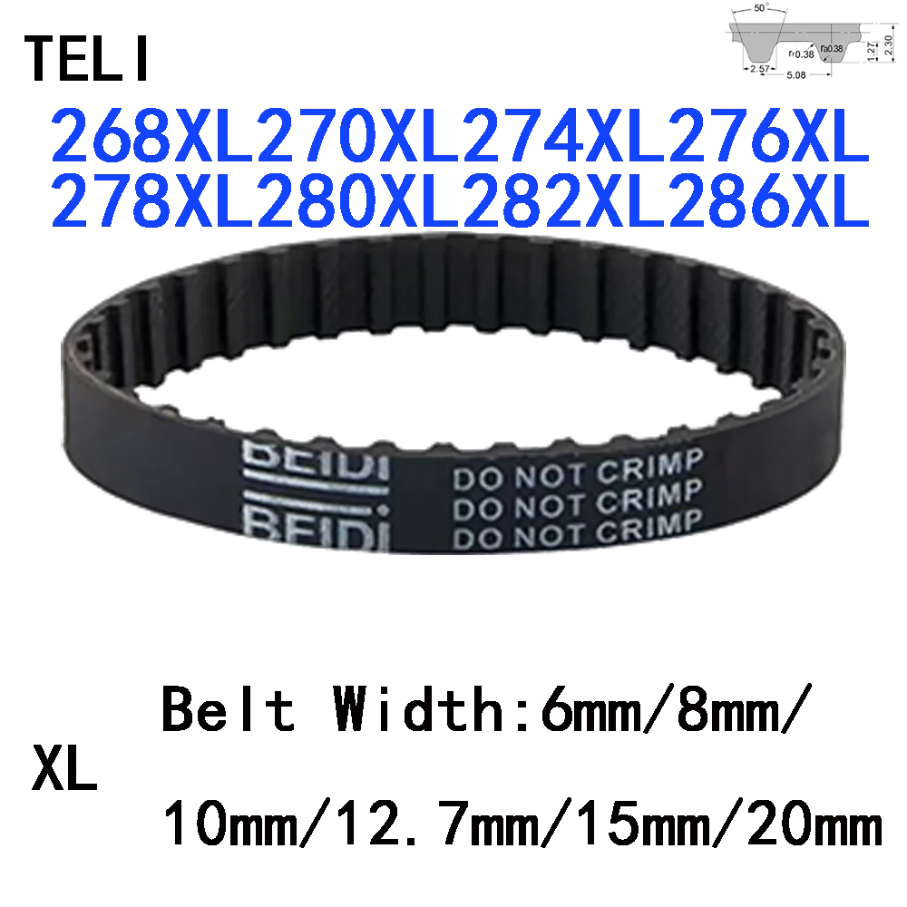 High XL Torque Rubber Timing Belt, Model268XL270XL274XL276XL278XL280XL282XL286XL Timing Belt
High XL Torque Rubber Timing Belt, Model268XL270XL274XL276XL278XL280XL282XL286XL Timing Belt