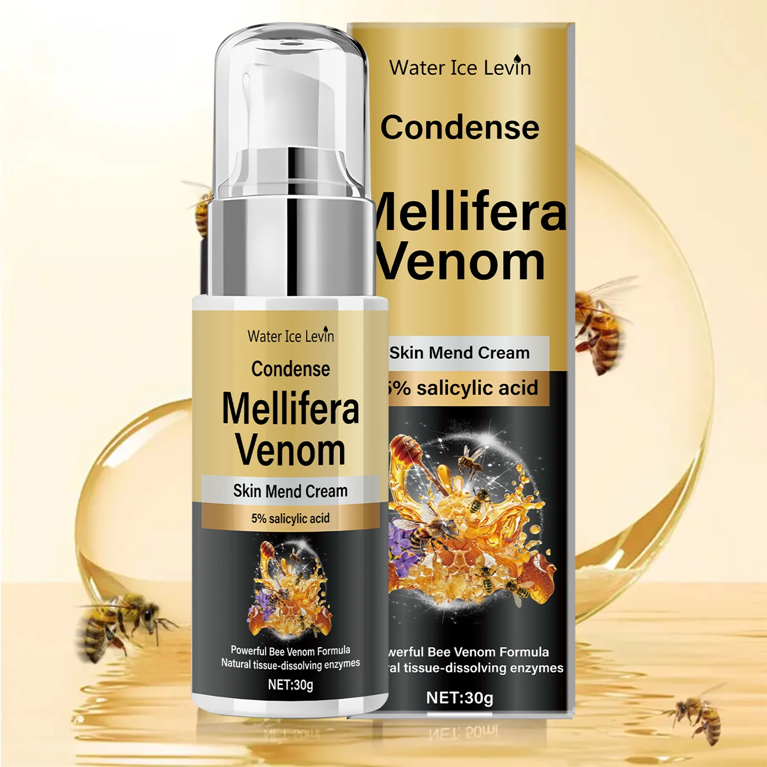 Intensive Skin Repair Cream with Salicylic Acid & Bee Venom | Concentrated Formula for Smoother Skin | Winter Renewal Treatment
Intensive Skin Repair Cream with Salicylic Acid & Bee Venom | Concentrated Formula for Smoother Skin | Winter Renewal Treatment