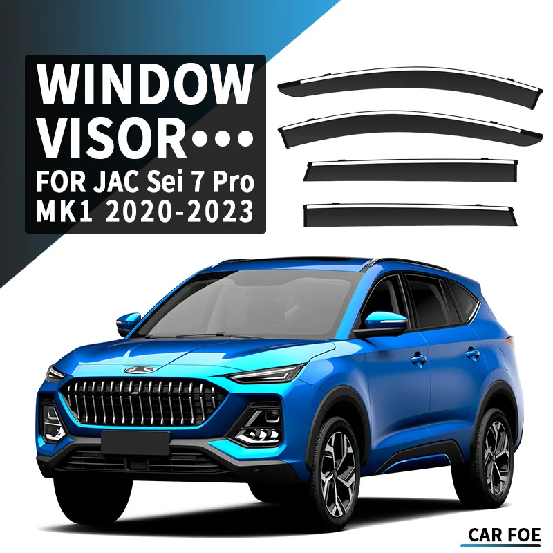 Пластиковый оконный козырек для JAC Sei 7 Pro 2020-2023, оттенки на вентиляционное отверстие, защита от солнца, дождя, 4 шт./комплект, для JAC Sei 7 Pro 2020-2023
Пластиковый оконный козырек для JAC Sei 7 Pro 2020-2023, оттенки на вентиляционное отверстие, защита от солнца, дождя, 4 шт./комплект, для JAC Sei 7 Pro 2020-2023