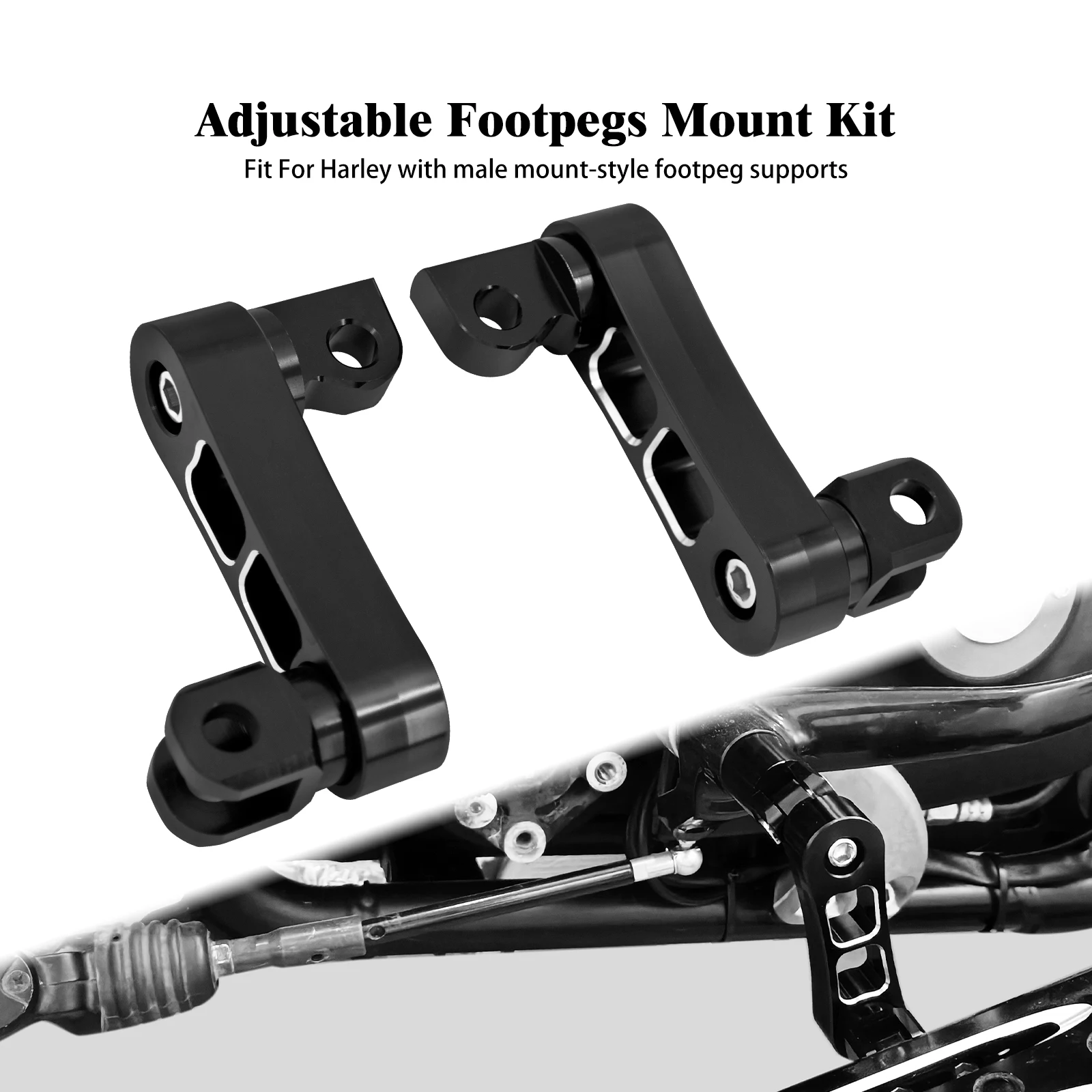 Motorcycle Passenger Footpegs Mount Kit Highway Foot Pegs Male Mount Rear Footrest Clamp Support Extensions Bracket For Harley
Motorcycle Passenger Footpegs Mount Kit Highway Foot Pegs Male Mount Rear Footrest Clamp Support Extensions Bracket For Harley
