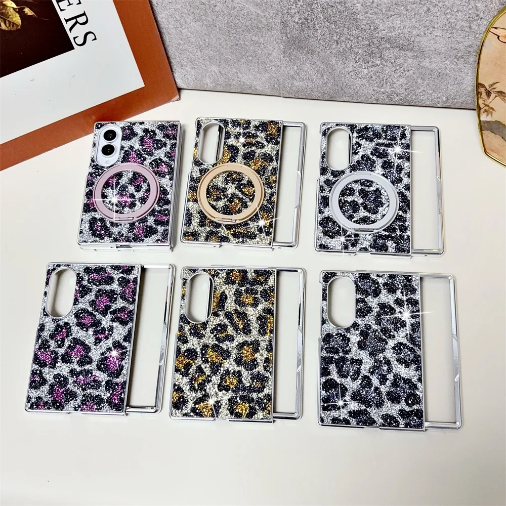 Luxury Diamond Leopard Print Magneti Phone case for Samsung Galaxy Z Fold 8 7 Fold 6 5 4 Fold 5 6 7 Fold7 6 Cover With Stand Cas
Luxury Diamond Leopard Print Magneti Phone case for Samsung Galaxy Z Fold 8 7 Fold 6 5 4 Fold 5 6 7 Fold7 6 Cover With Stand Cas