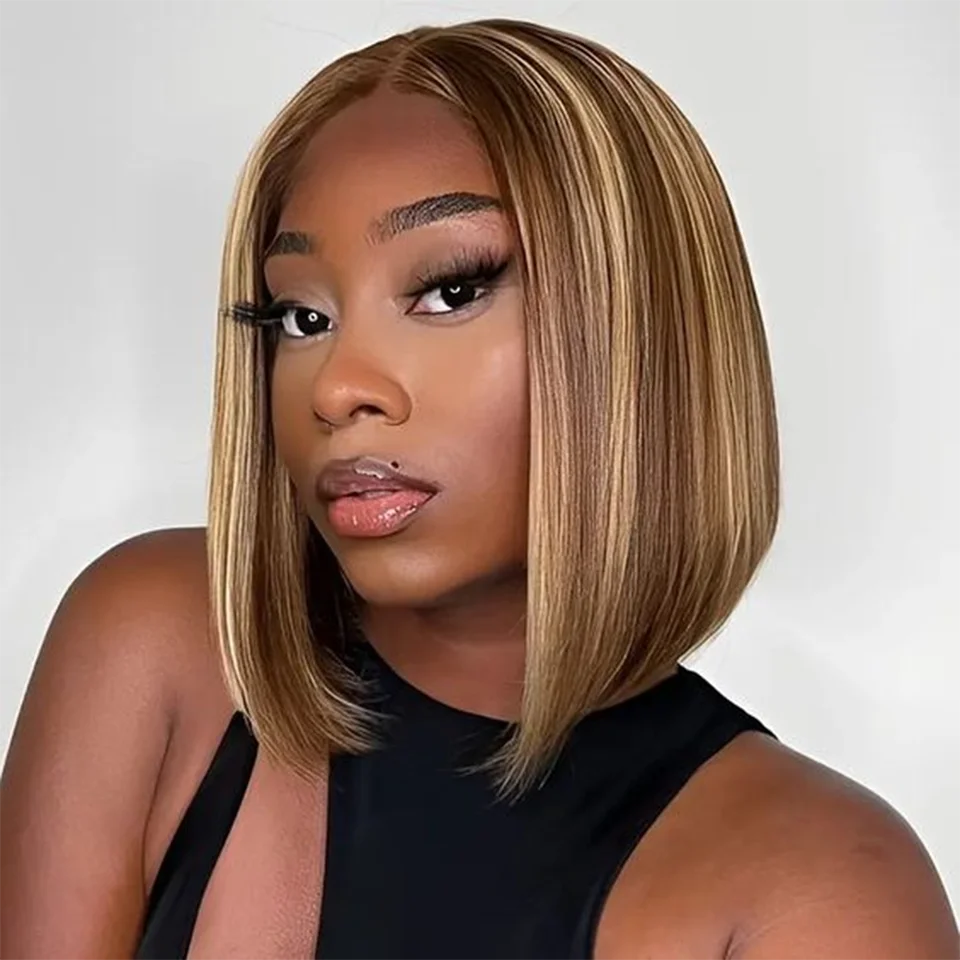 Highlight Straight Bob Wig Human Hair Wigs 13x6x1 Transpaent Lace Front Bob P4-27 Straight Bob Wig Pre Plucked 180% Density Wigs
Highlight Straight Bob Wig Human Hair Wigs 13x6x1 Transpaent Lace Front Bob P4-27 Straight Bob Wig Pre Plucked 180% Density Wigs