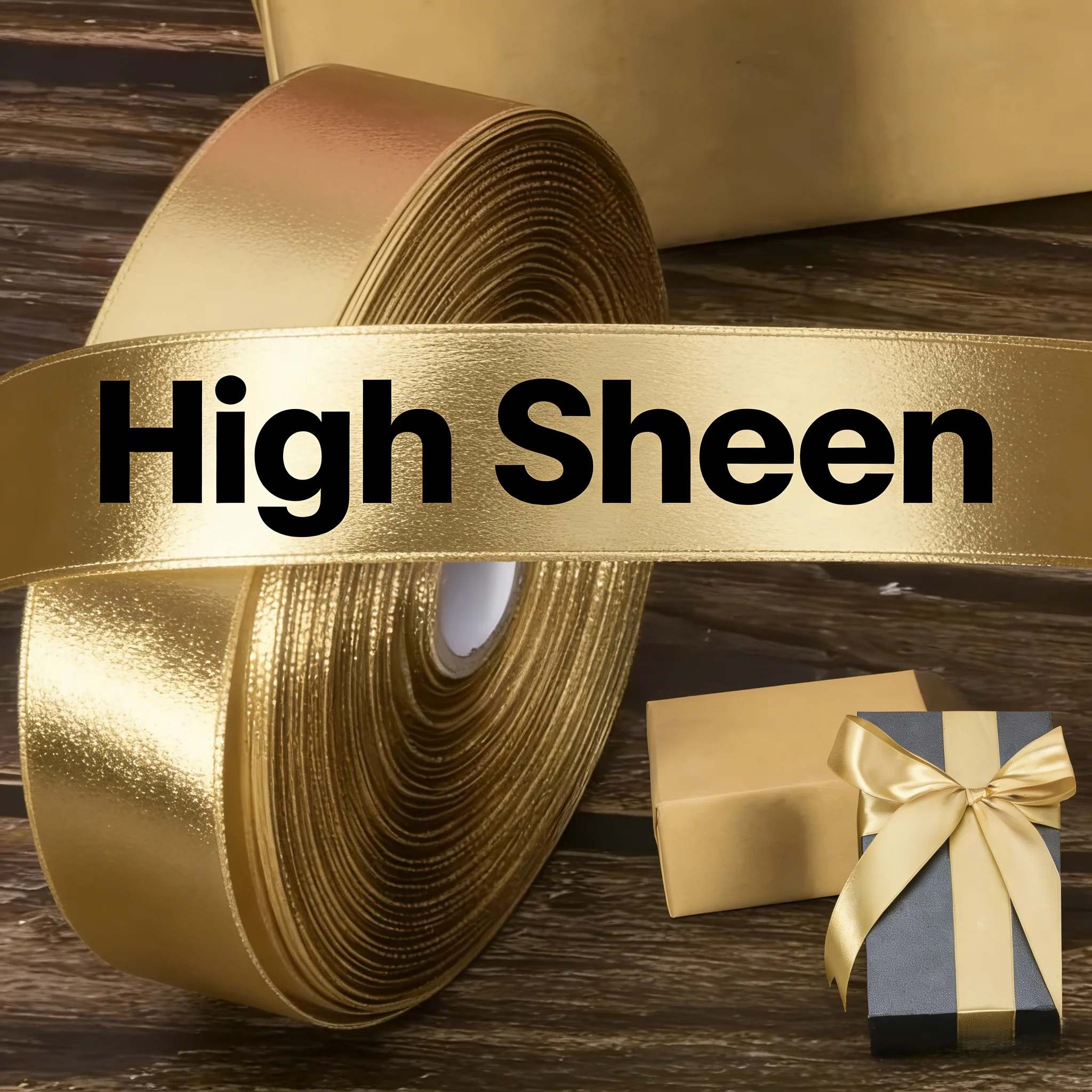 Gold Satin Ribbon: Luxurious Glossy Smooth for Gift Wrap, Bows & Festive Wedding Decor.
Gold Satin Ribbon: Luxurious Glossy Smooth for Gift Wrap, Bows & Festive Wedding Decor.