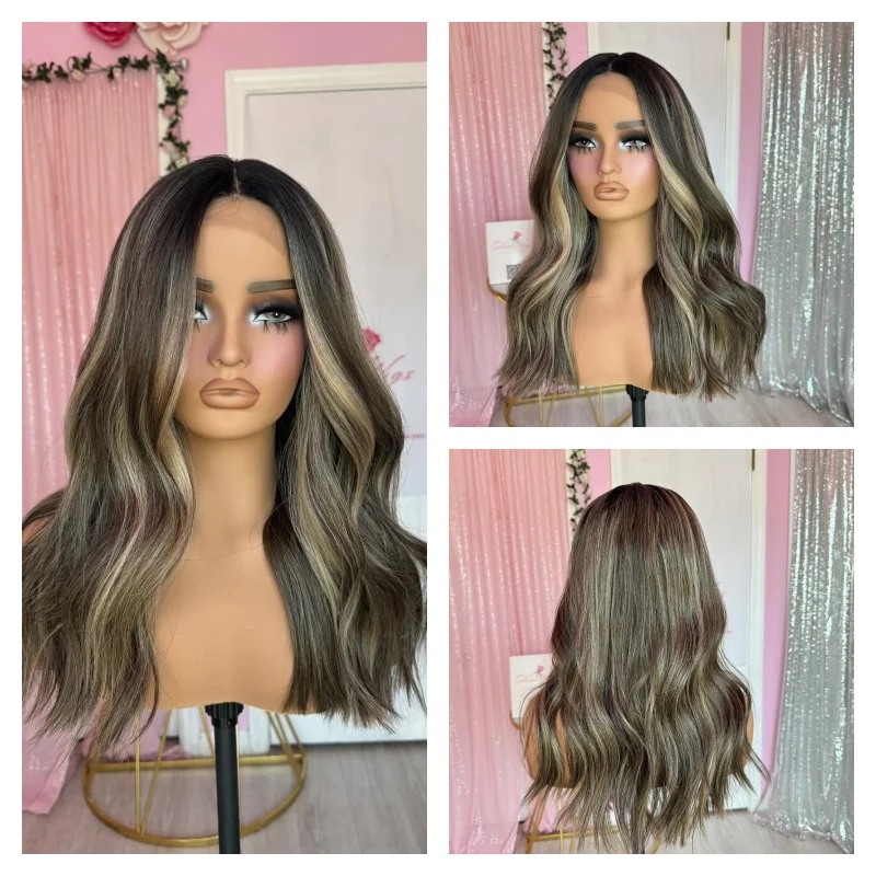 Lothoey Lace Frontal Human Hair Wig Preplucked Blow-Out Looks Wave 5x5 Lace Wig Ombre Brown Highlight Colored For Women Daily
Lothoey Lace Frontal Human Hair Wig Preplucked Blow-Out Looks Wave 5x5 Lace Wig Ombre Brown Highlight Colored For Women Daily