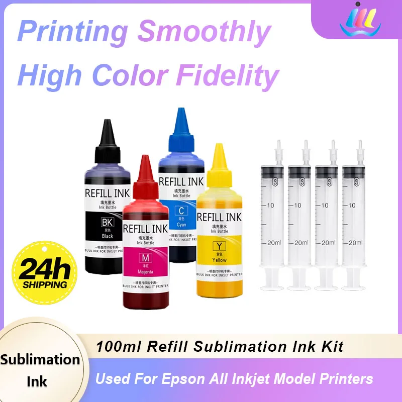 JMDD 100ml Sublimation Ink Compatible with Epson Desktop Printer for Heat Transfer on T-shirts Face Masks Cotton And Mugs
JMDD 100ml Sublimation Ink Compatible with Epson Desktop Printer for Heat Transfer on T-shirts Face Masks Cotton And Mugs