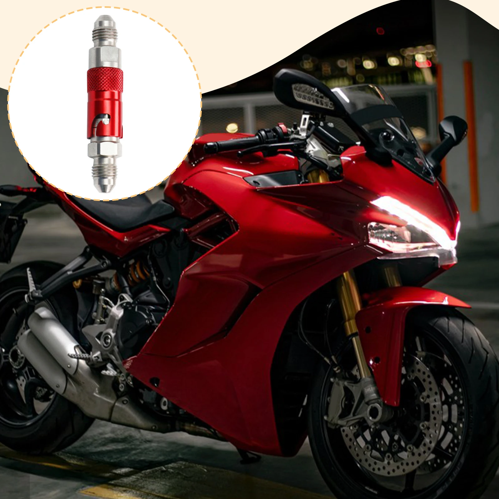 1 Pc Brake Line Fitting Replacement Brake Line Disconnect Fitting Easy to Install AN3 Oil Cut Off Device Motorcycle for Oil Fuel
1 Pc Brake Line Fitting Replacement Brake Line Disconnect Fitting Easy to Install AN3 Oil Cut Off Device Motorcycle for Oil Fuel