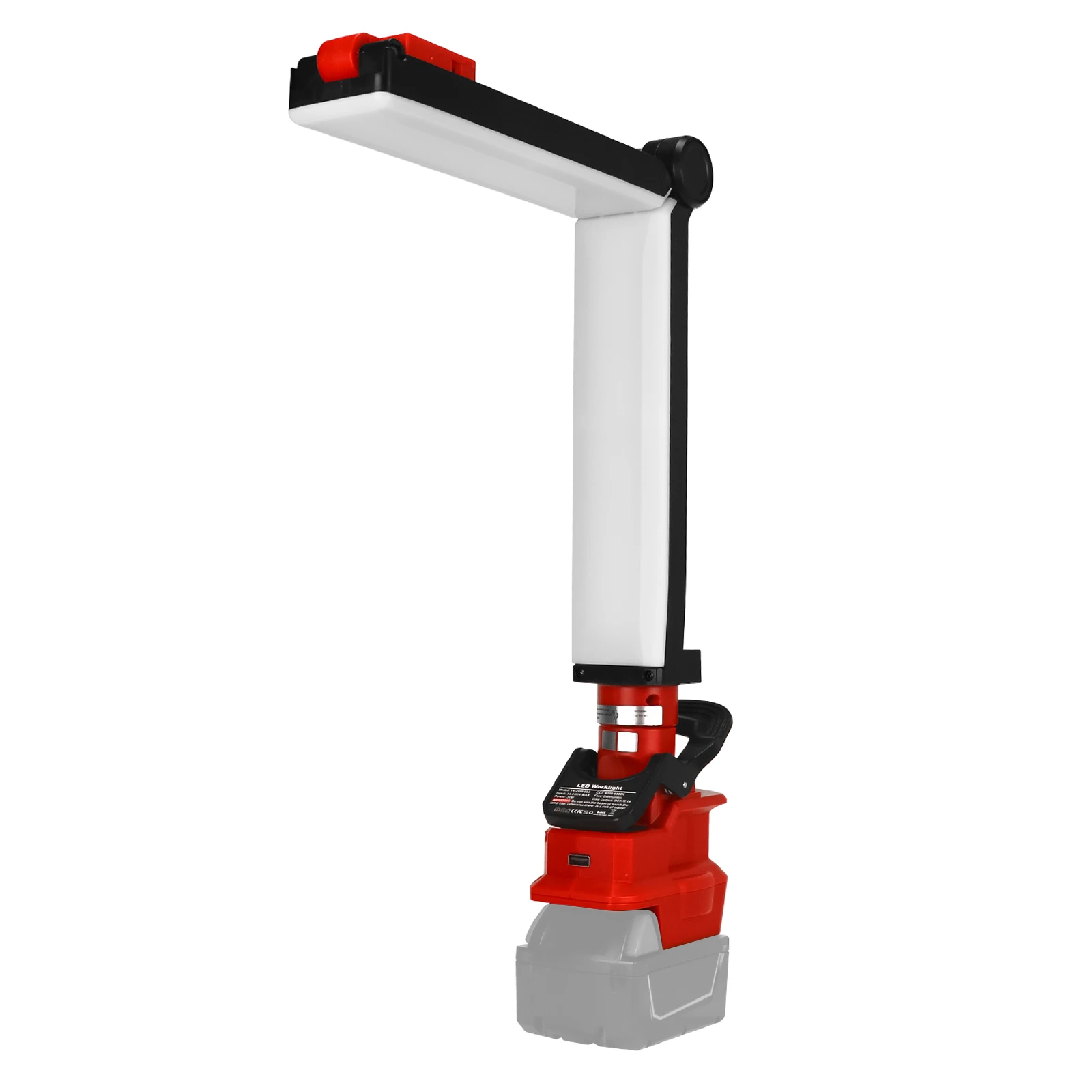 30W 2400LM LED Work Light Portable Flood Light Foldable Flashlight with USB Charging Port for Milwaukee 18V Battery (No Battery)
30W 2400LM LED Work Light Portable Flood Light Foldable Flashlight with USB Charging Port for Milwaukee 18V Battery (No Battery)
