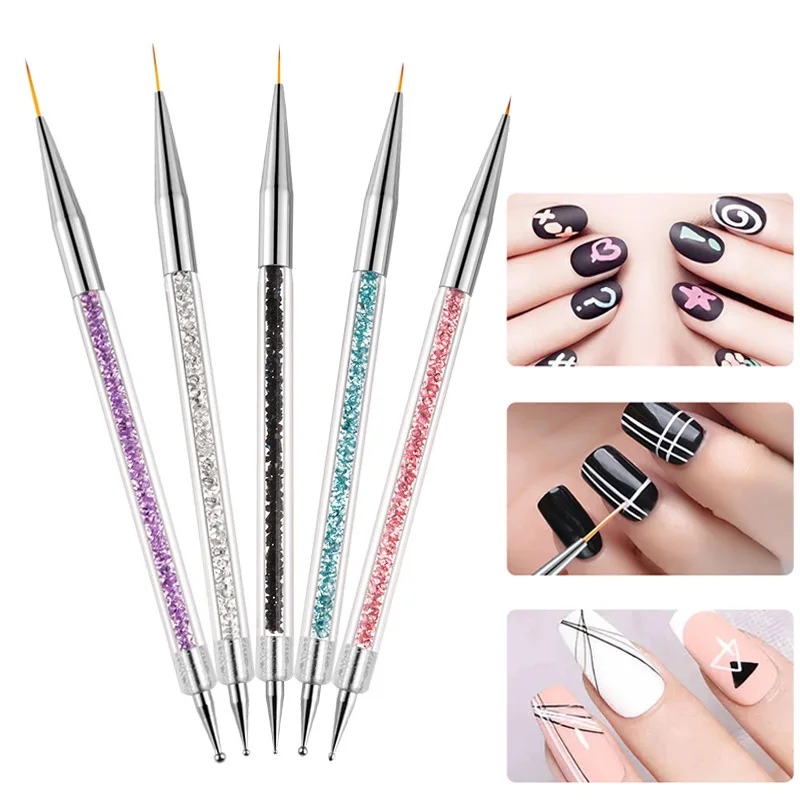 5PCS Stripe Liner Brush Nail Brush Nail Painting Pen Dotting Tool Nail Art Accesories Rhinestone Picker Drawing Tools
5PCS Stripe Liner Brush Nail Brush Nail Painting Pen Dotting Tool Nail Art Accesories Rhinestone Picker Drawing Tools