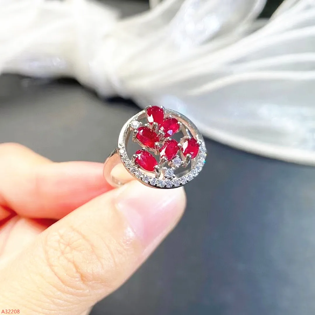 Bridal Accessories 100% 925 Sterling Silver Natural Gem Pigeon Blood Ruby Women's Ring Party Bride Gift Girl Marry Birthday New
Bridal Accessories 100% 925 Sterling Silver Natural Gem Pigeon Blood Ruby Women's Ring Party Bride Gift Girl Marry Birthday New