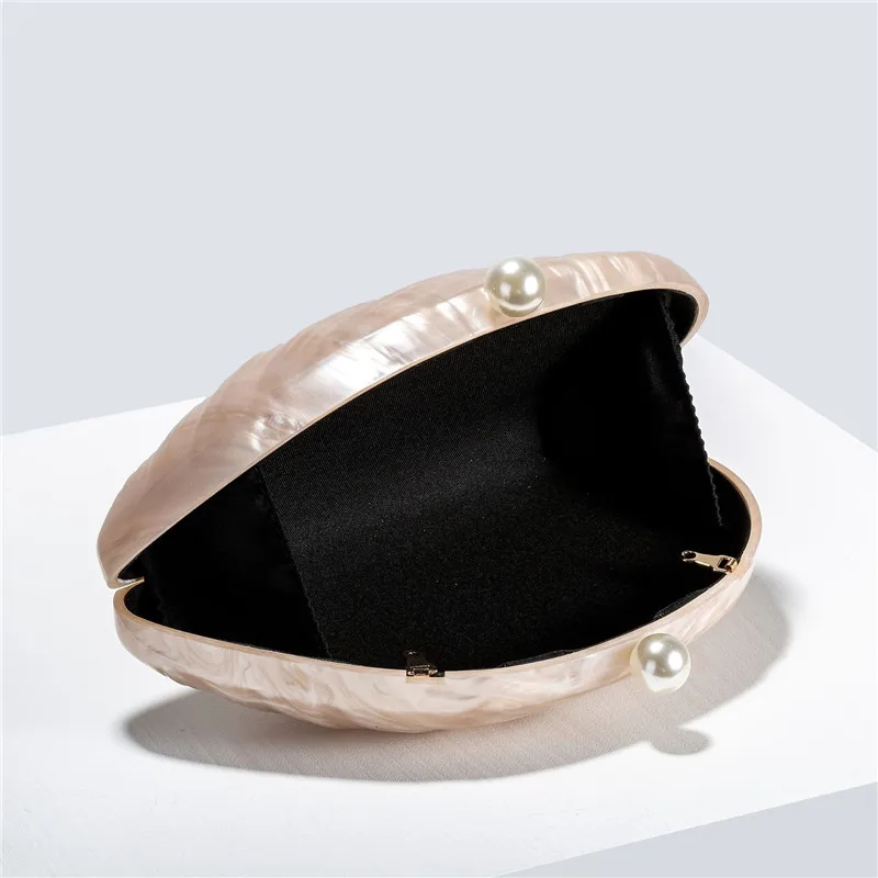 2026 New Acrylic Evening Clutch Shell Bag for Woman Fashion Chain Shoulder Crossbody Bag Luxury Wedding Party Purse Designer Bag
2026 New Acrylic Evening Clutch Shell Bag for Woman Fashion Chain Shoulder Crossbody Bag Luxury Wedding Party Purse Designer Bag
