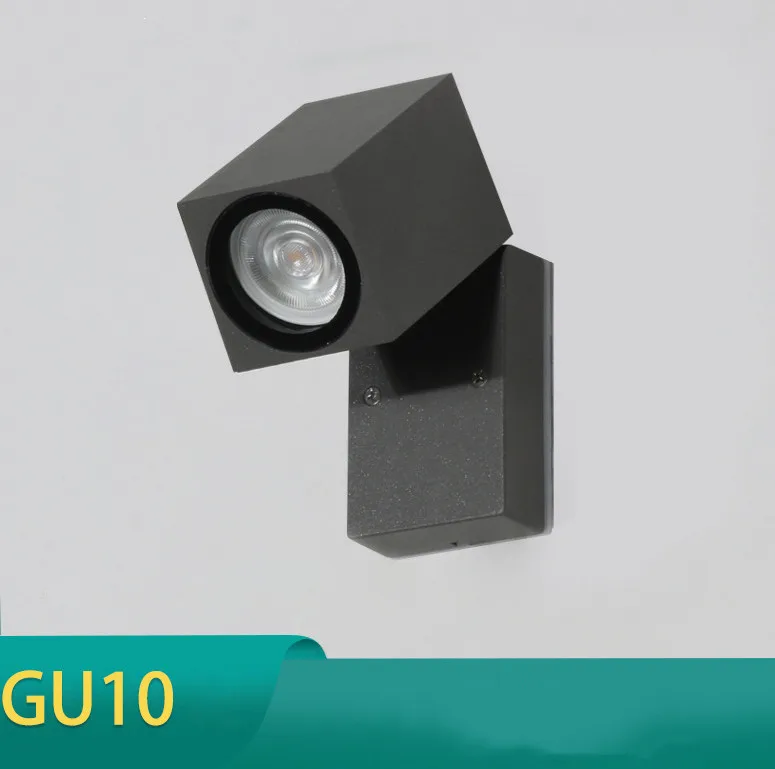 90 Degree Rotating GU10 Outdoor Waterproof LED Porch Light Balcony Stair Villa Wall Light corridor Exterior Wall Lamps
90 Degree Rotating GU10 Outdoor Waterproof LED Porch Light Balcony Stair Villa Wall Light corridor Exterior Wall Lamps
