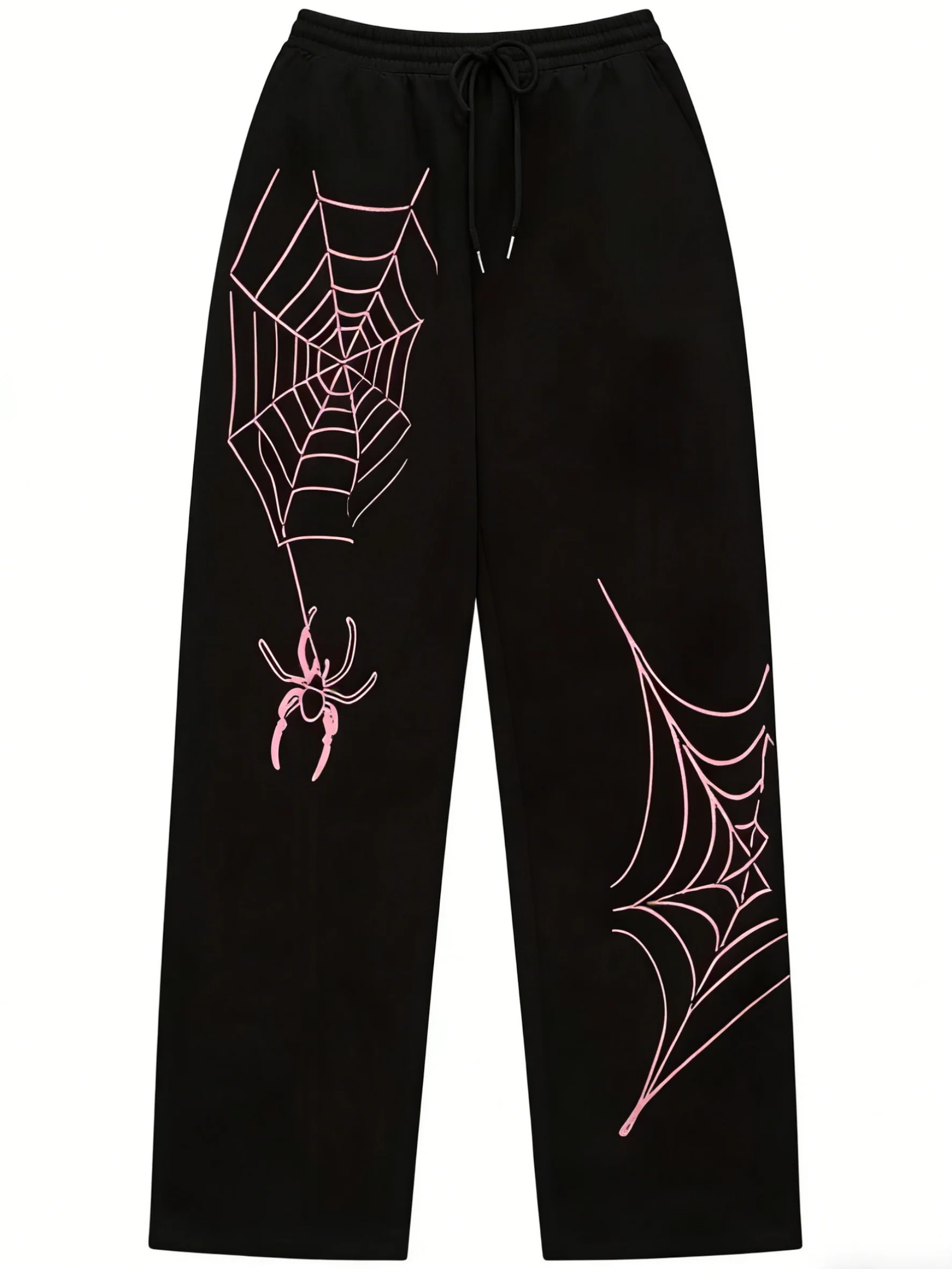 Мужские повседневные брюки прямого кроя в уличном стиле с принтом паутины и высокой посадкой, расклешенные от колена.
Мужские повседневные брюки прямого кроя в уличном стиле с принтом паутины и высокой посадкой, расклешенные от колена.