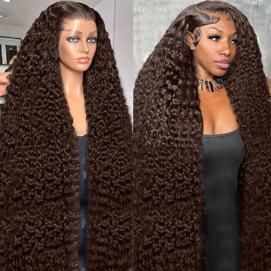 YKB Curly HD 250% Chocolate Brown Curly Wigs Human Hair 13x6 HD Lace Front Water Wave 30 Inch Transparent 13x4 Lace Frontal Wig
YKB Curly HD 250% Chocolate Brown Curly Wigs Human Hair 13x6 HD Lace Front Water Wave 30 Inch Transparent 13x4 Lace Frontal Wig