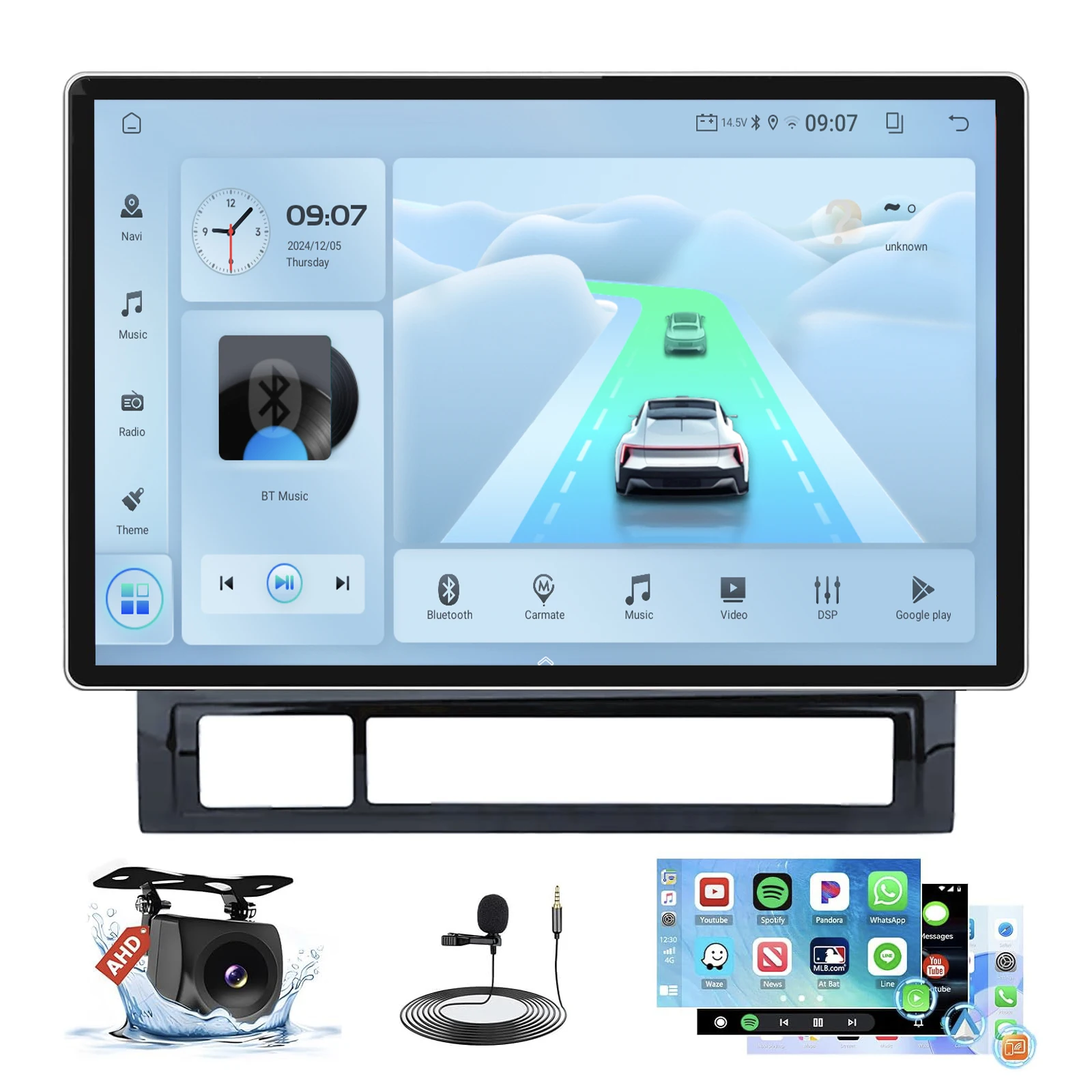 Car Stereo Radio for Toyota Tacoma 2005-2015 with Wireless CarPlay Android Auto,13 Inch 1920*1200P Touch Screen Head Unit WIFI
Car Stereo Radio for Toyota Tacoma 2005-2015 with Wireless CarPlay Android Auto,13 Inch 1920*1200P Touch Screen Head Unit WIFI