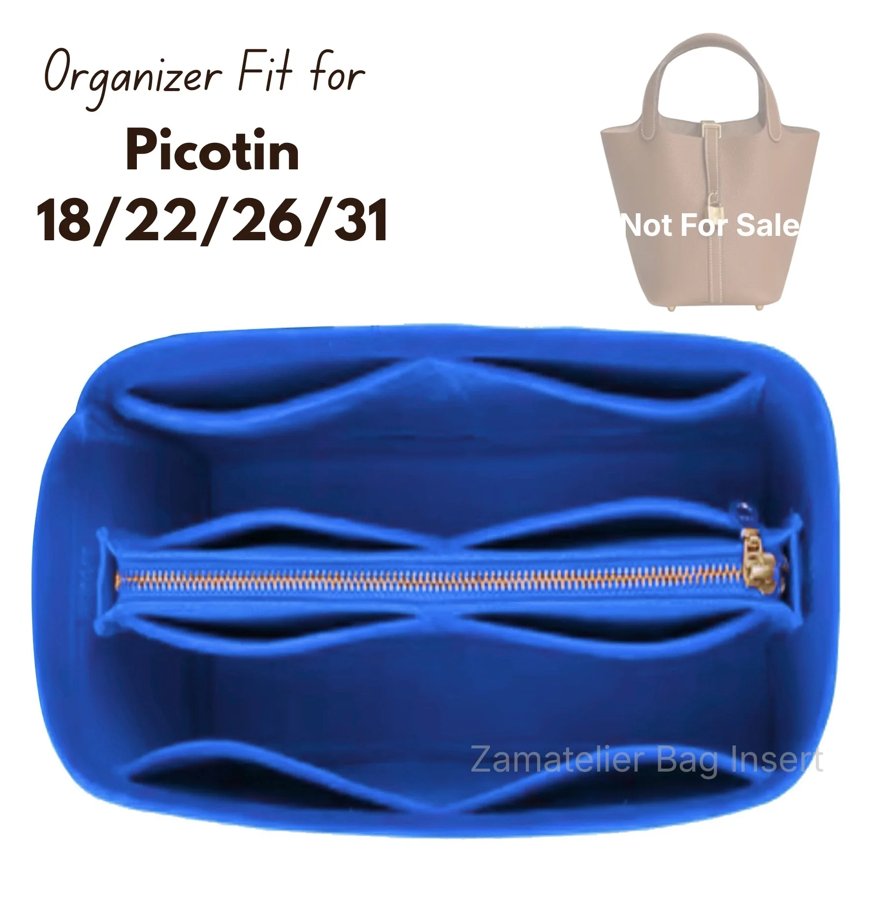 Fit for Picotin 18/22/26/31/, PM/MM/GM Bag Organizer Insert Purse Liner, Felt Purse with Zipper Middle Detachment Pouch Shaper
Fit for Picotin 18/22/26/31/, PM/MM/GM Bag Organizer Insert Purse Liner, Felt Purse with Zipper Middle Detachment Pouch Shaper