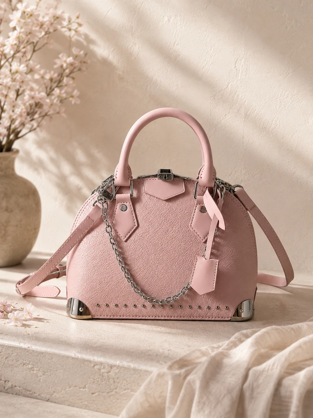 Fashion New Luxury Ladies 24X18X12CM Pink Shell Bag Handbag With Shoulder Strap Portable Crossbody Bag Without Box
Fashion New Luxury Ladies 24X18X12CM Pink Shell Bag Handbag With Shoulder Strap Portable Crossbody Bag Without Box