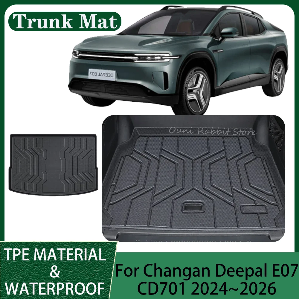 For Changan Deepal E07 CD701 2024~2026 2025 Car Waterproof TPE Trunk Mat Cover Anti-Scratch Protection Interior Accessories
For Changan Deepal E07 CD701 2024~2026 2025 Car Waterproof TPE Trunk Mat Cover Anti-Scratch Protection Interior Accessories