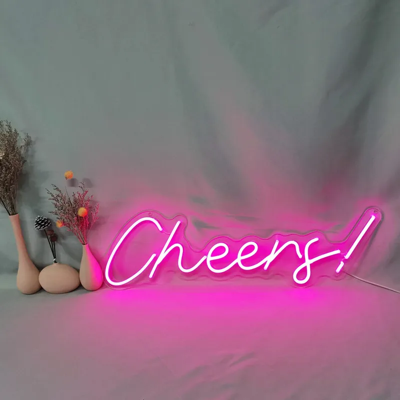 Cheers Neon Sign for Bar Coffee Shop bedroom decoration Custom USB Neon Light Coffee Shop Decoration Wedding Sign LED Home Decor
Cheers Neon Sign for Bar Coffee Shop bedroom decoration Custom USB Neon Light Coffee Shop Decoration Wedding Sign LED Home Decor