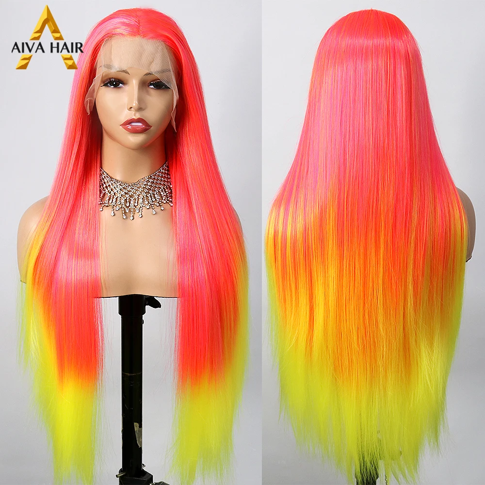 Ombre Yellow Color Synthetic Straight Glueless 13X4 Lace Front Heat Resistant Drag Queen Wigs For Black Women Pre Plucked
Ombre Yellow Color Synthetic Straight Glueless 13X4 Lace Front Heat Resistant Drag Queen Wigs For Black Women Pre Plucked