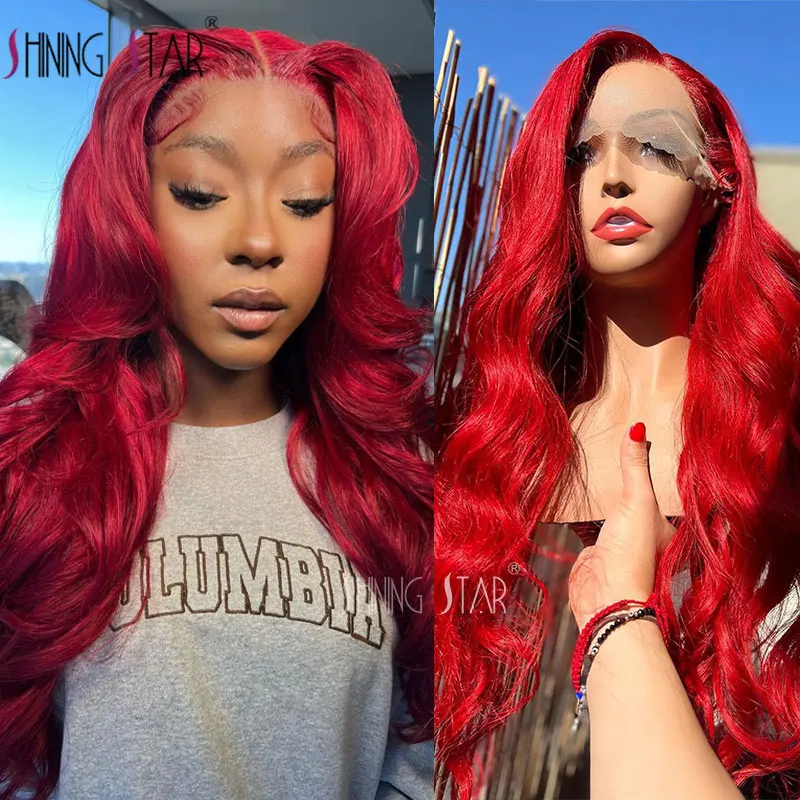 30" Red Burgundy 99J Straight Wig 13x4 HD Lace Front Human Hair Wigs Straight Lace Frontal Wig For Black Women Colored Wig 180%
30" Red Burgundy 99J Straight Wig 13x4 HD Lace Front Human Hair Wigs Straight Lace Frontal Wig For Black Women Colored Wig 180%