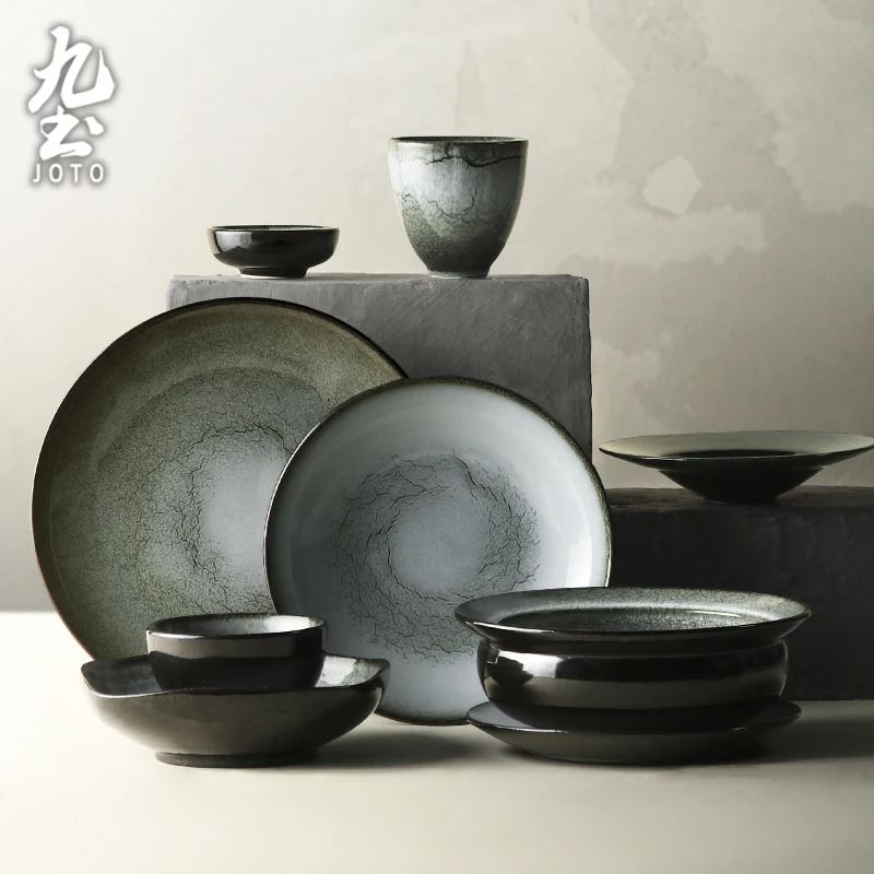 JOTO Various shapes Simple and elegant Simple Handmade Underglaze Dinnerware CJR0595
JOTO Various shapes Simple and elegant Simple Handmade Underglaze Dinnerware CJR0595