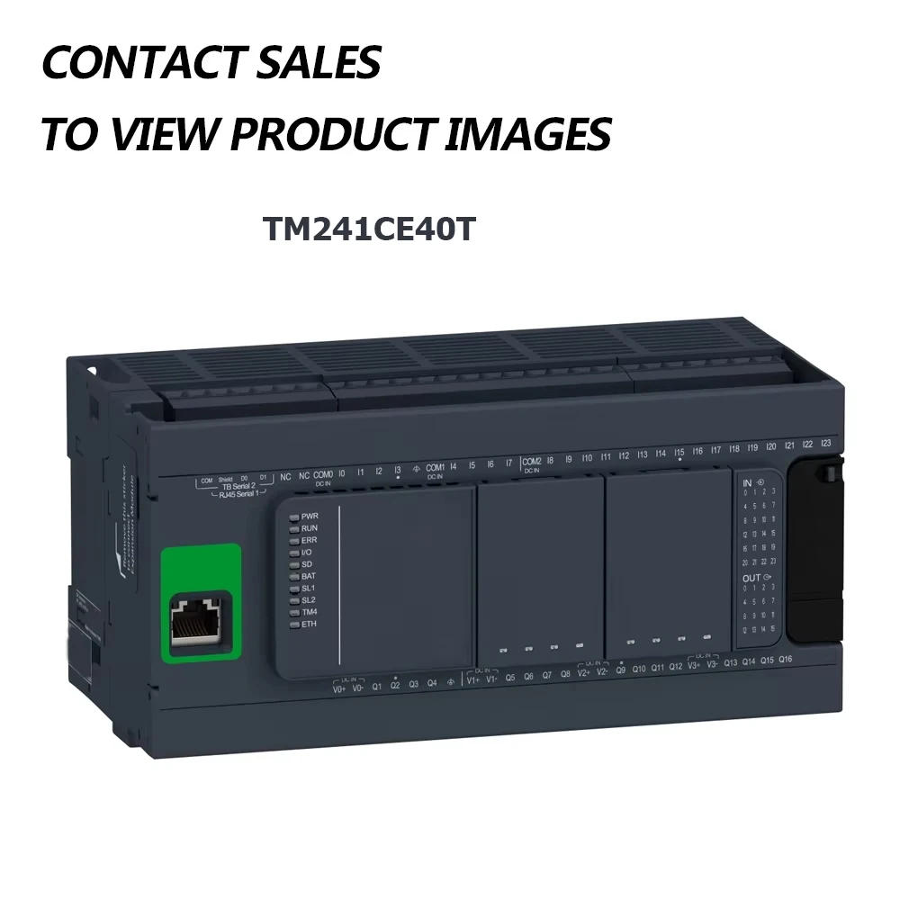 Controller TM241CE40T TM241CE40U TM241C40T TM241C40U TM241CE24R TM241CE24T TM241CE24U One Year Warranty
Controller TM241CE40T TM241CE40U TM241C40T TM241C40U TM241CE24R TM241CE24T TM241CE24U One Year Warranty