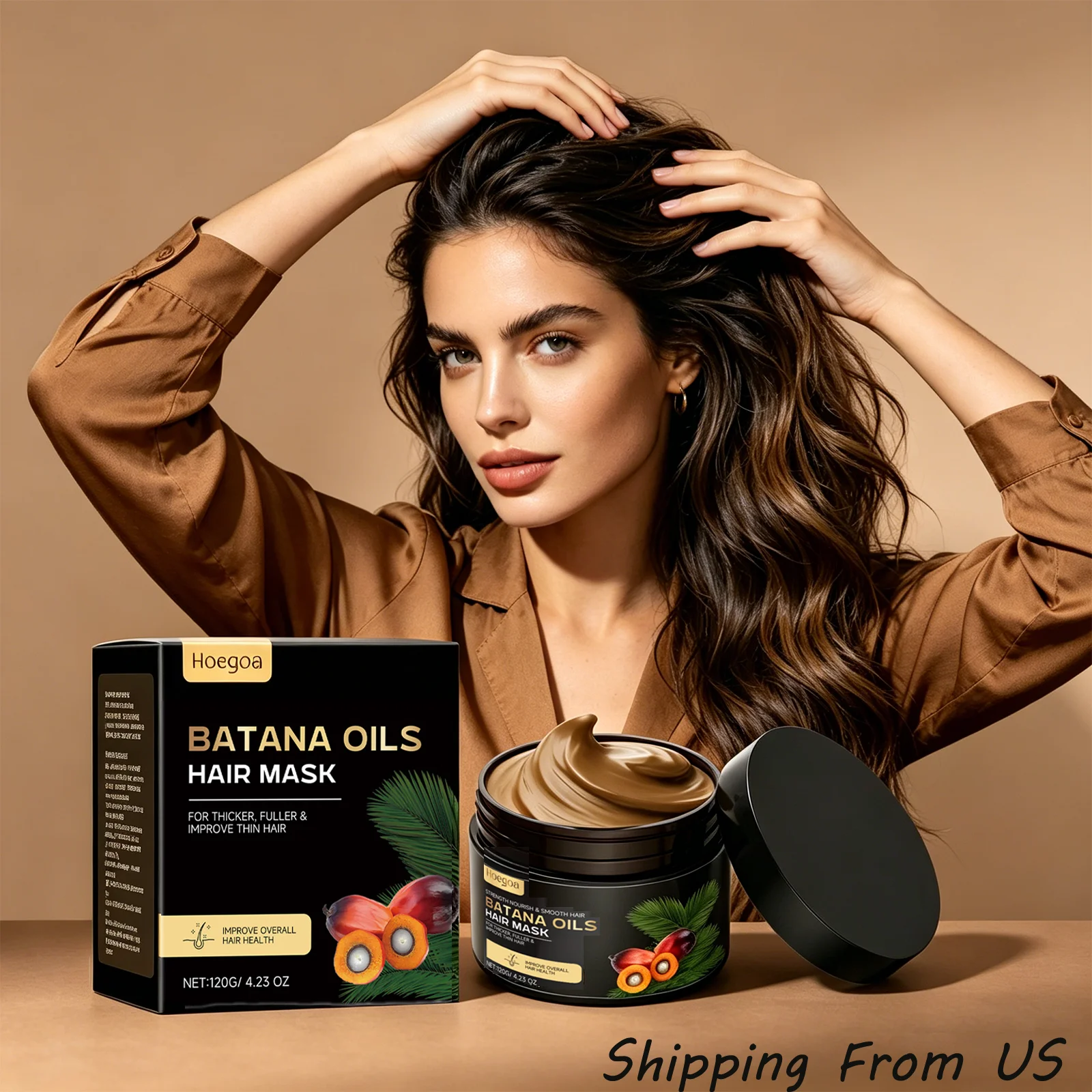 Hoegoa Pure Organic Batana Oil Hair Mask Deep Hydrating Nourishing Treatment Reduce Hair Loss Prevent Breakage Repair Frizzy Dry Hair Promote Healthy Hair Growth Professional Conditioning Hair Care Mask
Hoegoa Pure Organic Batana Oil Hair Mask Deep Hydrating Nourishing Treatment Reduce Hair Loss Prevent Breakage Repair Frizzy Dry Hair Promote Healthy Hair Growth Professional Conditioning Hair Care Mask