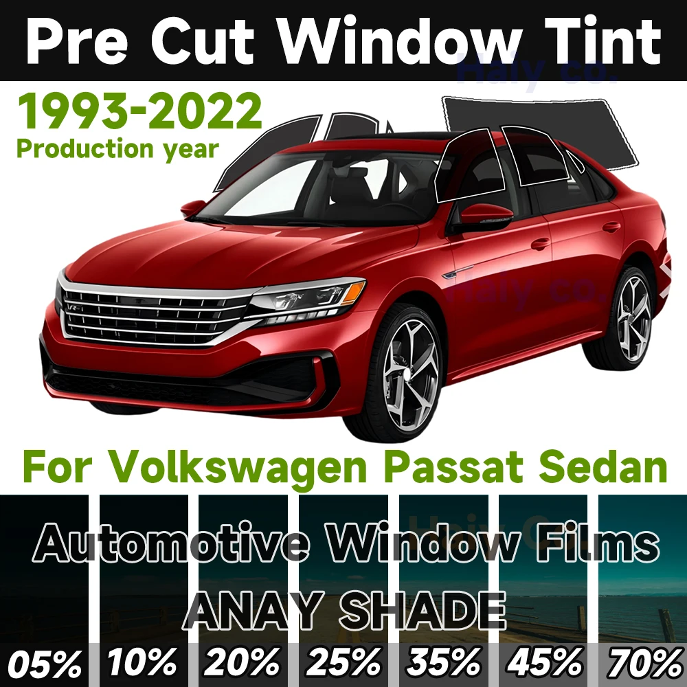 Автомобильная тонировочная пленка для Volkswagen Passat Sedan 1993-2022, предварительно вырезанная, для окон, защита от солнца и УФ-излучения, теплоизоляция, двухслойная, защитная пленка для конфиденциальности
Автомобильная тонировочная пленка для Volkswagen Passat Sedan 1993-2022, предварительно вырезанная, для окон, защита от солнца и УФ-излучения, теплоизоляция, двухслойная, защитная пленка для конфиденциальности