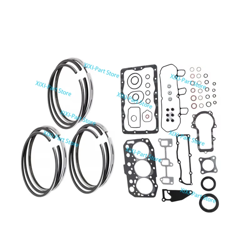 3TNM74 For Yanmar Full Gasket Set Kit With Piston Ring 74*1.5HK+1.5+3 Engine With Cylinder Head Gasket Kit Overhaul Rebuild Kit
3TNM74 For Yanmar Full Gasket Set Kit With Piston Ring 74*1.5HK+1.5+3 Engine With Cylinder Head Gasket Kit Overhaul Rebuild Kit