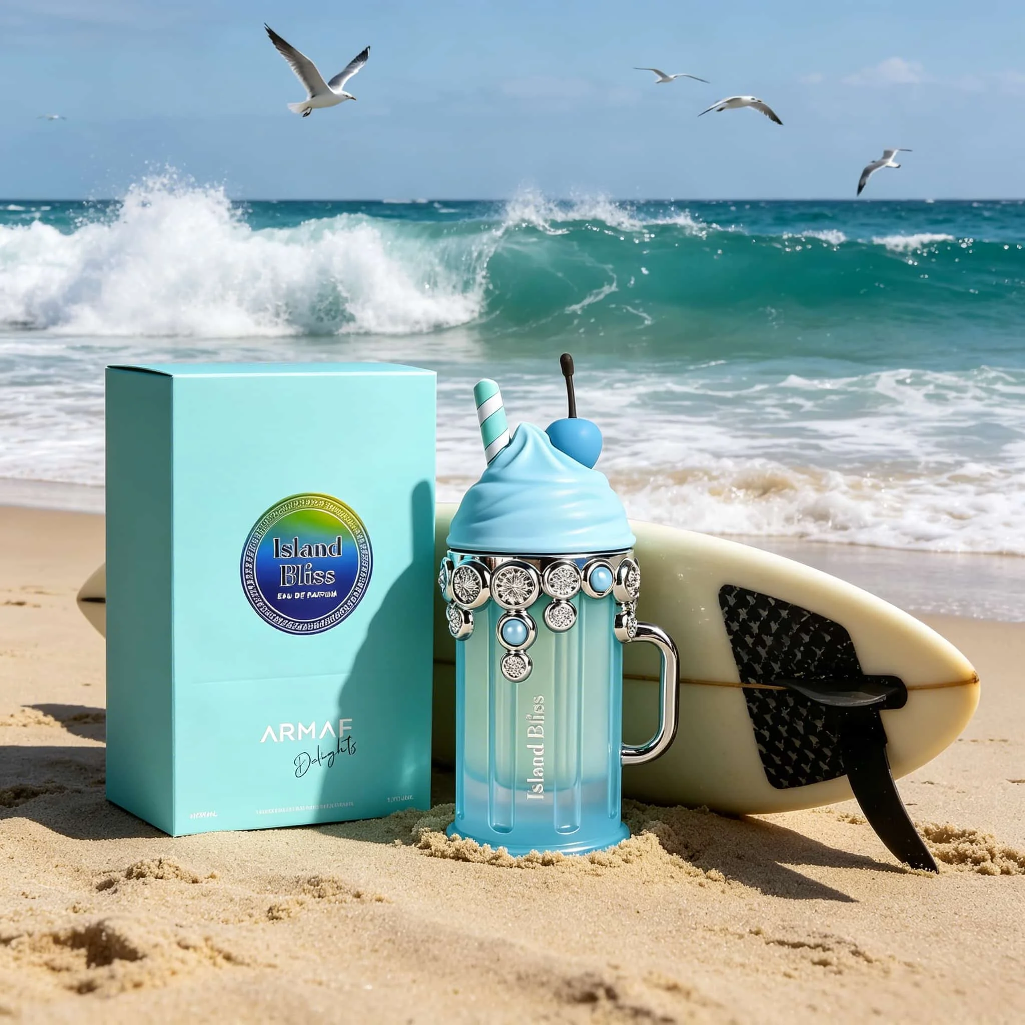 Armaf Island Bliss Eau de Parfum (100ml/3.4 fl. oz.) – A unisex floral-fruity gourmand fragrance featuring wild berries and coconut; evokes a tropical vacation vibe with long-lasting wear (6–8 hours); suitable for both daily wear and beach getaways.
Armaf Island Bliss Eau de Parfum (100ml/3.4 fl. oz.) – A unisex floral-fruity gourmand fragrance featuring wild berries and coconut; evokes a tropical vacation vibe with long-lasting wear (6–8 hours); suitable for both daily wear and beach getaways.